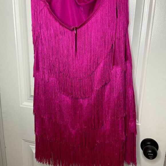 Fringe Dress Pink - Picture 3 of 4